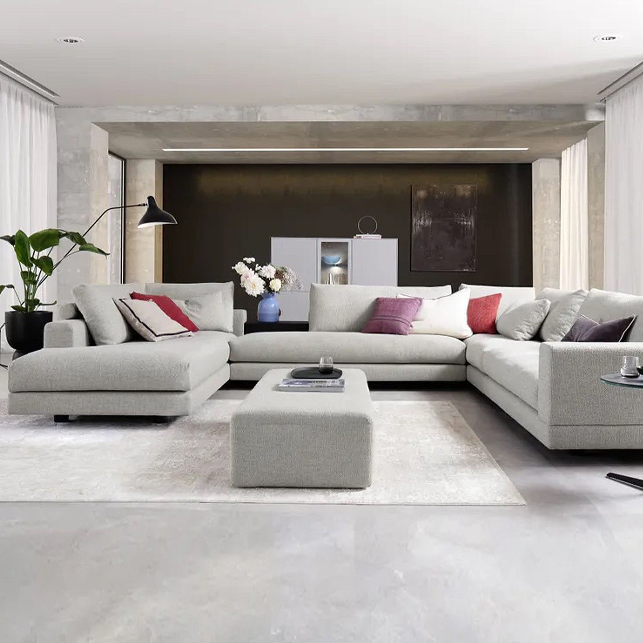 Pouf Hockerbank 140 x 60 cm