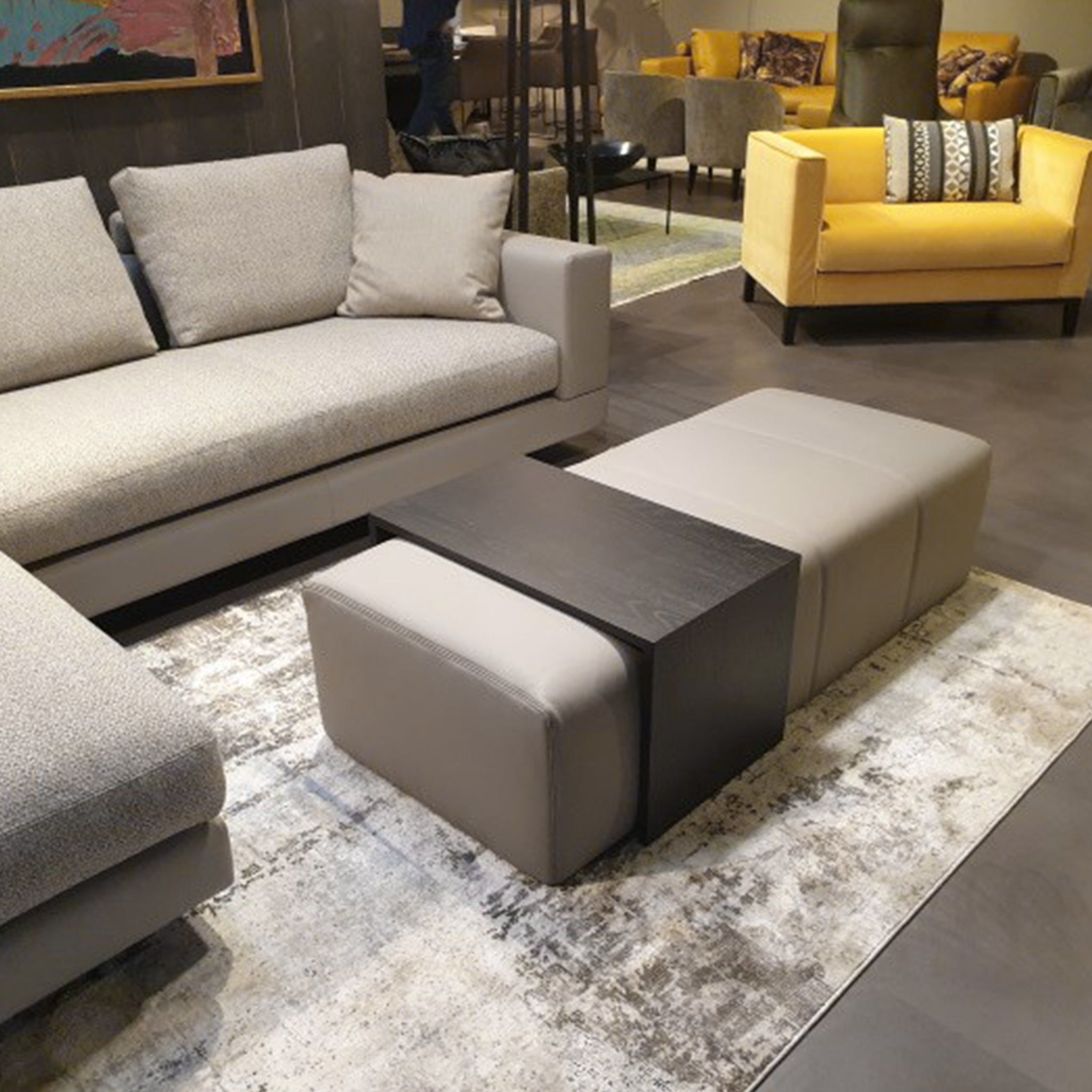 Pouf Hockerbank 140 x 60 cm