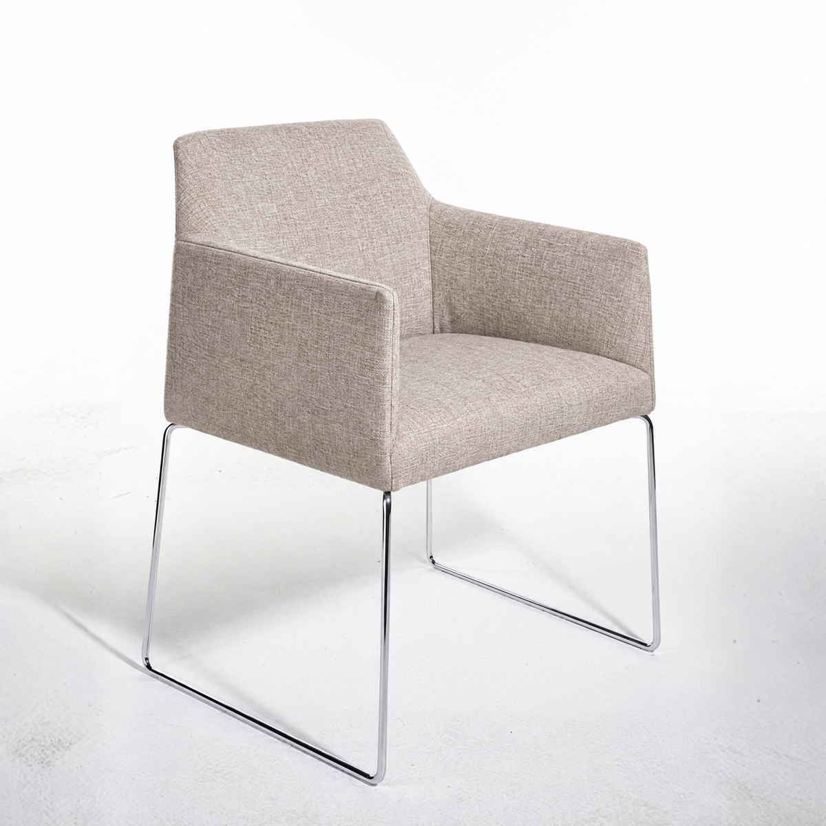 Alyne Diningsessel im Stoffbezug Celeste Beige